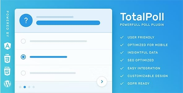 TOTALPOLL PRO – RESPONSIVE WORDPRESS POLL PLUGIN